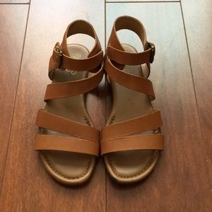 Brown sandals